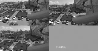 Установка систем видеонаблюдения на парковке в Ухте в октябре